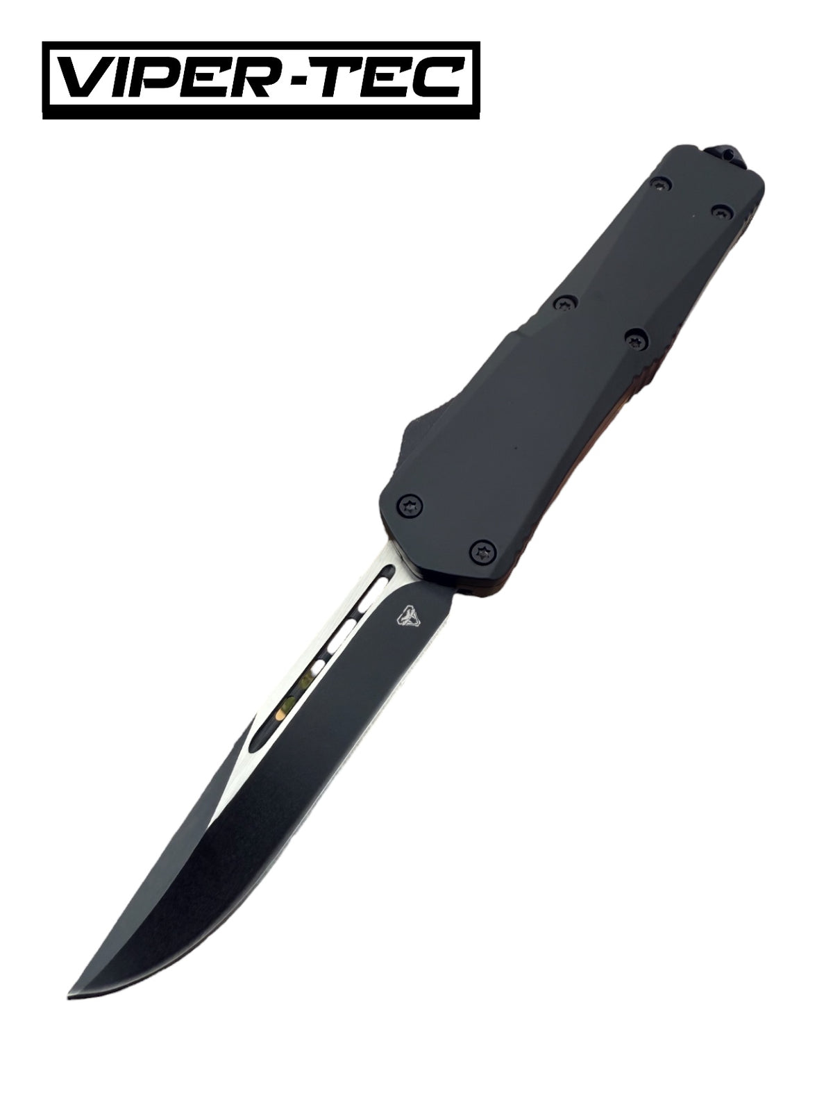 50% OFF VT Black Ghost Drop Point OTF Knife